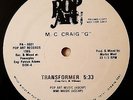 1985 - M.C. CRAIG G - TRANSFORMER - POP ART RECORDS ORIGINAL PROMO - MARLEY MARL
