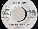 Popcorn Northern Soul 45 - RODNEY SCOTT - That's The Way It Goes - MR. PEEKE