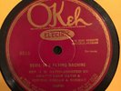Okeh 8515 RevGates DEVIL IN A FLYING MACHINE/ St. Louis Cyclone 78 rpm V+Topical