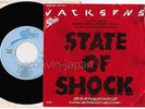 MICHAEL JACKSON-THE JACKSONS State of Shock MICK JAGGER JAPAN 7