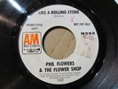 Phil Flowers & The Flower Shop/Like A Rolling Stone (long/short) PROMO 45 funk