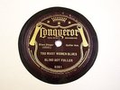 BLIND BOY FULLER 78rpm Conqueror 9281 TOO AMNY WOMEN BLUES & JITTERBUG RAG 1937