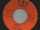 TEEN + TEEN ROCK - DALE WARD - LONELY  /  COFFEE BLUES  -HEAR -on UBC
