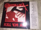 METALLICA Kill 'Em All Vinyl Record LP Album-1983 Elektra 60766-1 Vinyl is VG