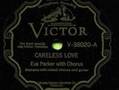 EVA PARKER (Careless Love / You're Going To Leave, Jim) R&B/SOUL 78  RPM  RECORD