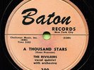 RIVILEERS (A Thousand Stars / Hey Chiquita ) R&B/SOUL 78  RPM  RECORD
