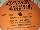 Moonglows 1956.Original.London Demo . I Knew From The Start.7