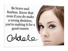 Adele 30x20 Inch Canvas - Framed Picture Print