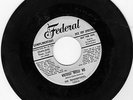 THE TENDERFOOTS - KISSING BUG WATUSSI WUSSI WO Federal Records 45RPM Promo