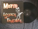 Misfits Legacy Of Brutality Text Labels Rare, Danzig Vinyl Album