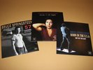 BRUCE SPRINGSTEEN - 3 RARE 45 ** BOSS ** Diff. Fan Sleeves
