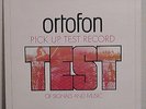 Ortofon Pick Up Test Record 0002 Import Denmark Rare OOP LP (NM)