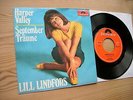 LILL LINDFORS (Muster) Single Polydor 1968 HARPER VALLEY/SEPTEMBERTRÄUME