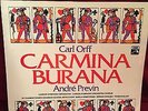 AUDIOPHILE TAS LIST UK 1ST PRESS PREVIN ORFF CARMINA BURANA INSERT 1975 NM