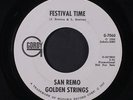 SAN REMO GOLDEN STRINGS: Festival Time / Same 45 (dj, tol) Soul
