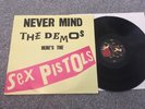 Sex Pistols Never Mind The Demos   Black Vinyl LP