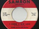 Ognir And The Nite People I Found A New Love Rare PA Garage Samron Records 45