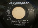 Funk Soul 45 WILLIAMS BROS ghetto boy JEMAR listen