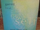GARRETT LIST YOUR OWN SELF LP OPUS ONE NUMBER 15 TWO INSERTS 1972 EXPERIMENTAL