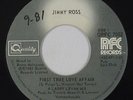Funk Boogie 45 - Jimmy Ross - First True Love Affair - Quality/RFC - VG+ mp3