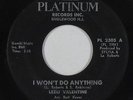 Crossover Soul 45 - Lezli Valentine - I Won't Do Anything - All Platinum - mp3