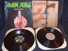 2 Record Albums Overkill & Exciter