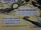 LXT 2721/22 Mahler Das Lied Von Der Erde / Patzak / Ferrier / Walter O/S 2 LP...