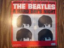 VTG The Beatles A Hard Day's Night misprint AND mispress LP error, SUPER RARE
