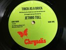 Jethro Tull LP Thick as a brick UK Chrysalis 1st press A-3U & B-2U white writing