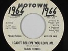Northern Soul 45 - Tammi Terrell - I Can't Believe You Love Me - Motown VG+ mp3
