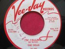 THE DELLS   I'M CALLING / JEEPERS CREEPERS (1958) RARE PROMO 45 VEE-JAY VJ 292