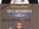 7 45 Udo Lindenberg - Galaxo Gang RARE Information für die Presse Promo RARE