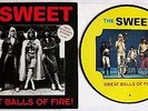 THE SWEET Great Balls of Fire Live in Sweden  Picture Disc Vinyl LP 10