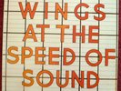 PAUL MCCARTNEY & WINGS, ADVANCED WHITE LABEL PRESS.  WINGS AT THE SPEED OF SOUND