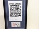 Oasis Hand Signed/Autographed Postcard with a Poster & COA