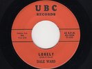 '61 ARK. TEEN DALE WARD Lonely/Coffee Blues UBC VG HEAR BOTH