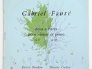 PIERRE DOUKAN & COCHET Gabriel Faure violin sonatas french erato LDE 3061 FD LP