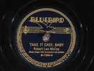 78 RPM -- Robert Lee McCoy (Robert Nighthawk), Bluebird 7386, EE+  Blues
