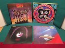 KISS. 4 LPs. Destroyer. Rock And Roll Over. Frehley's Comet. Paul Stanley.