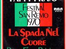 PATTY PRAVO - LA SPADA NEL CUORE/ROMA - RCA 47- 15 178 - GERMANY   SAN REMO '70