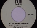 MYRA BRECKENRIDGE: ’70 OST Soundtrack RADIO SPOTS DJ Promo 45 Record Mae West
