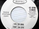 CONNY VAN DYKE soul popcorn W.L.PROMO 45 I BEG FOR MORE DON'T SEND FLOWERS LC116