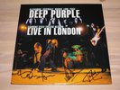 DEEP PURPLE SIGNED 2 LP - LIVE IN LONDON / 2008 GERMANY 4 x AUTOGRAPHED in MINT