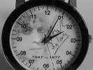 Marc Bolan artistic designed wristwatch. T-Rex. Unique watch. Leather strap. New