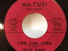 Rare Northern Soul 45 Billy Hines Ling Ting Tong on Wa-Tusi HEAR