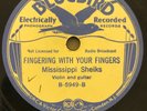 78 Mississippi Sheiks Bluebird Bo Carter Blues Record NO RESERVE  RARE