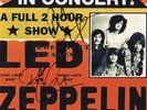 AUTHENTIC RARE SIGNED LED ZEPPELIN 12 X 8 TOUR PHOTO...REAL SIGNATURES..COA..