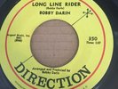 BOBBY DARIN - LONG LINE RIDER RARE ORIG COUNTRY FUNK 45 EX 1968
