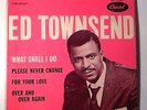ED TOWNSEND - What Shall I Do (Rare R&B 45 EP) Capitol Cardboard Picture Sleeve
