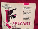 WALTER BARYLLI RARE MOZART VIOLIN SONATA WESTMINSTER WL 5130 EXCELLENT 1952 MONO